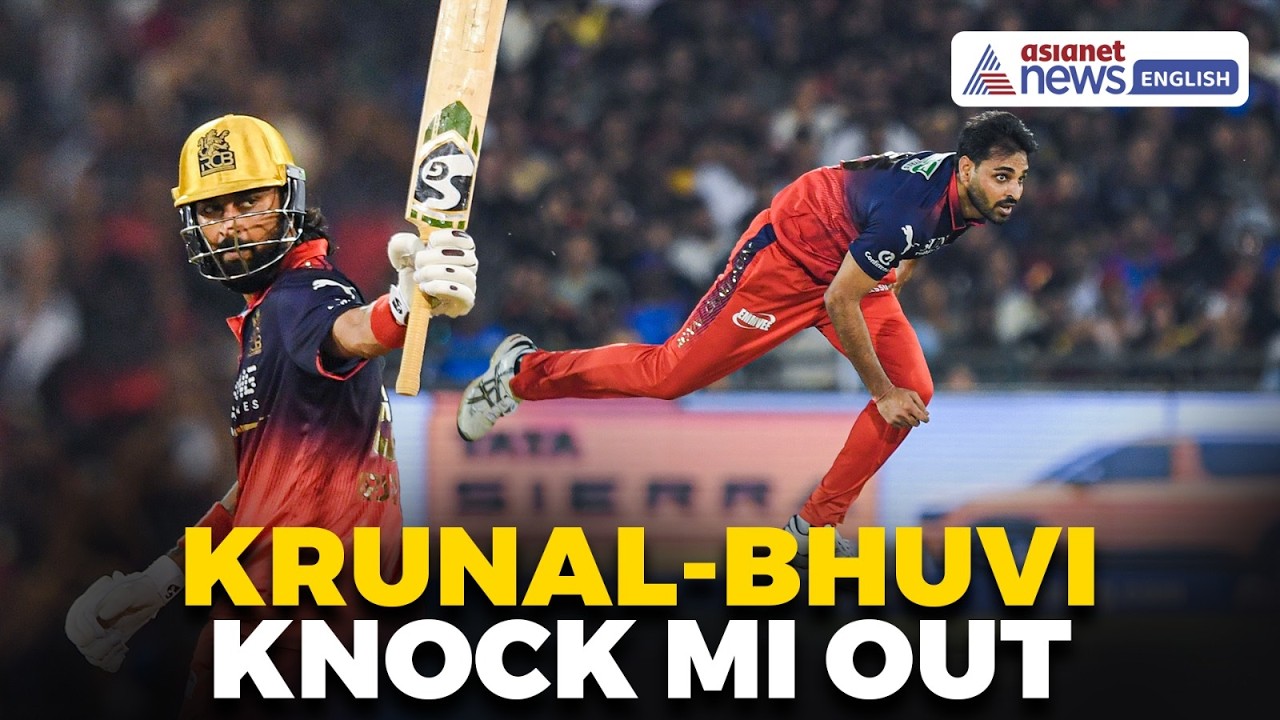 RCB’s Last-Ball Miracle! Krunal-Bhuvi Knock MI Out | Royal Challengers vs Mumbai Indians Highlights