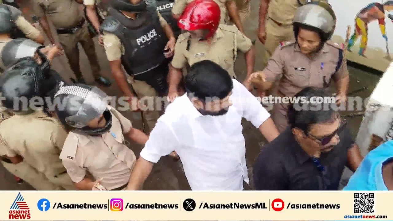 സിജെപി സമരത്തിന് ഐക്യദാർഢ്യം പ്രഖ്യാപിച്ച് പാലക്കാട് യൂത്ത് കോൺ​ഗ്രസ് KSU പ്രതിഷേധം