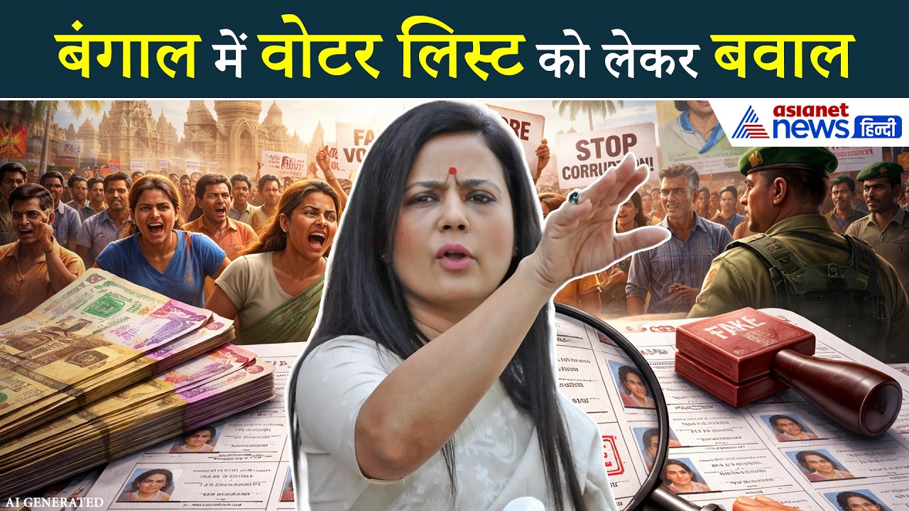 West Bengal Election 2026: वोटर लिस्ट पर TMC MP Mahua Moitra का BJP पर सनसनीखेज आरोप!