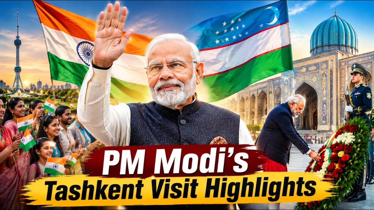 PM Modi in Tashkent | Uzbekistan Visit Highlights | World NEWS