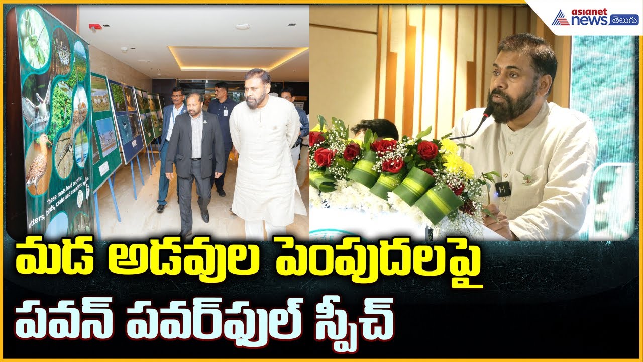 Deputy CM Pawan Kalyan Speech: మడ అడవుల పెంపుదలపై పవన్ పవర్ ఫుల్ స్పీచ్ | Asianet News Telugu