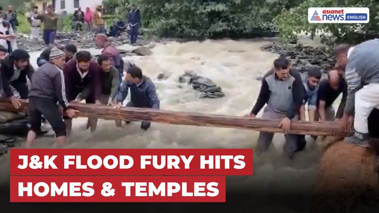 J&K Floods: Bhaderwah Residents Shift as Houses, Temples Damaged