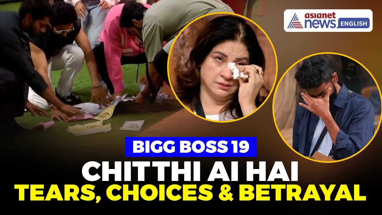 Bigg Boss 19 | Chitthi Ai Hai: Letters From Family Leave Housemates in Tears!