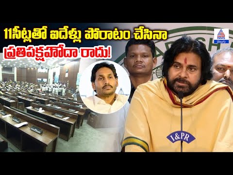 Pawan Kalyan Questions Jagan on Opposition Status in AP Assembly