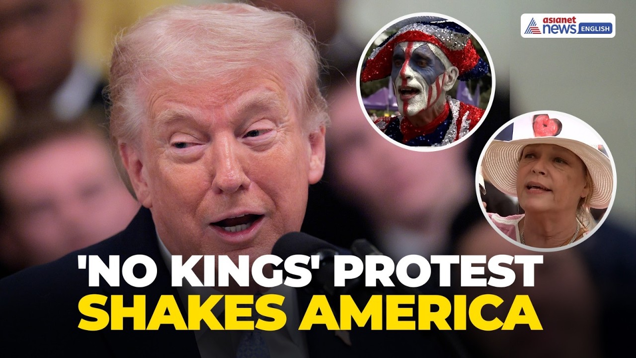 ‘No Kings’ Protest Against Trump | Democracy Concerns Rise in US | WATCH