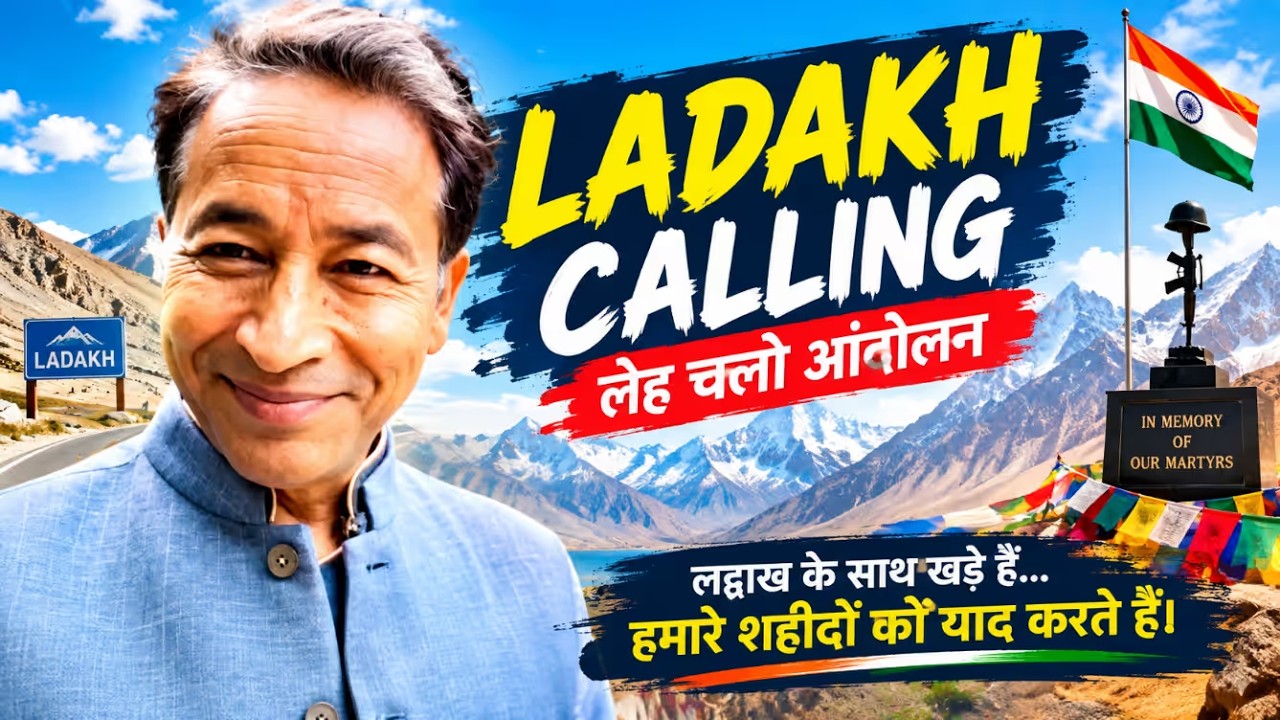 लद्दाख की पुकार 🇮🇳 | लेह चलो आंदोलन | शहीदों की याद में देश से एकजुट होने की अपील