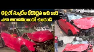 Audi Crashes Scooter in Delhi: Shocking Aftermath | Asianet News Telugu