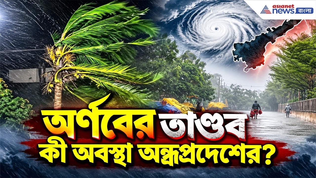 আছড়ে পড়ল Cyclone Arnab, কী অবস্থা অন্ধ্রপ্রদেশের? | Andhra Pradesh