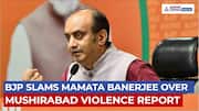 BJP’s Sudhanshu Trivedi Slams Mamata Banerjee Over Mushirabad Violence | SIT Report