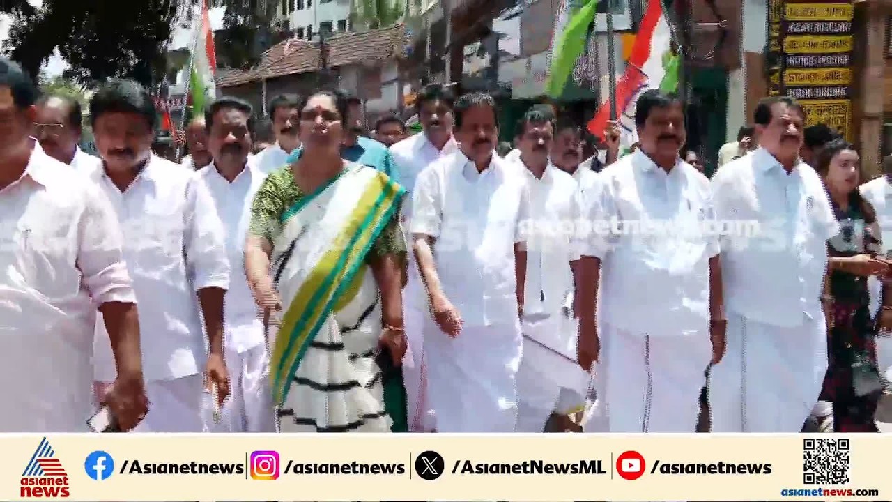 തിരുവനന്തപുരം ഡിസിസി ഓഫീസ് ആക്രമണത്തിൽ പ്രതിഷേധ മാർച്ചുമായി കോൺഗ്രസ്