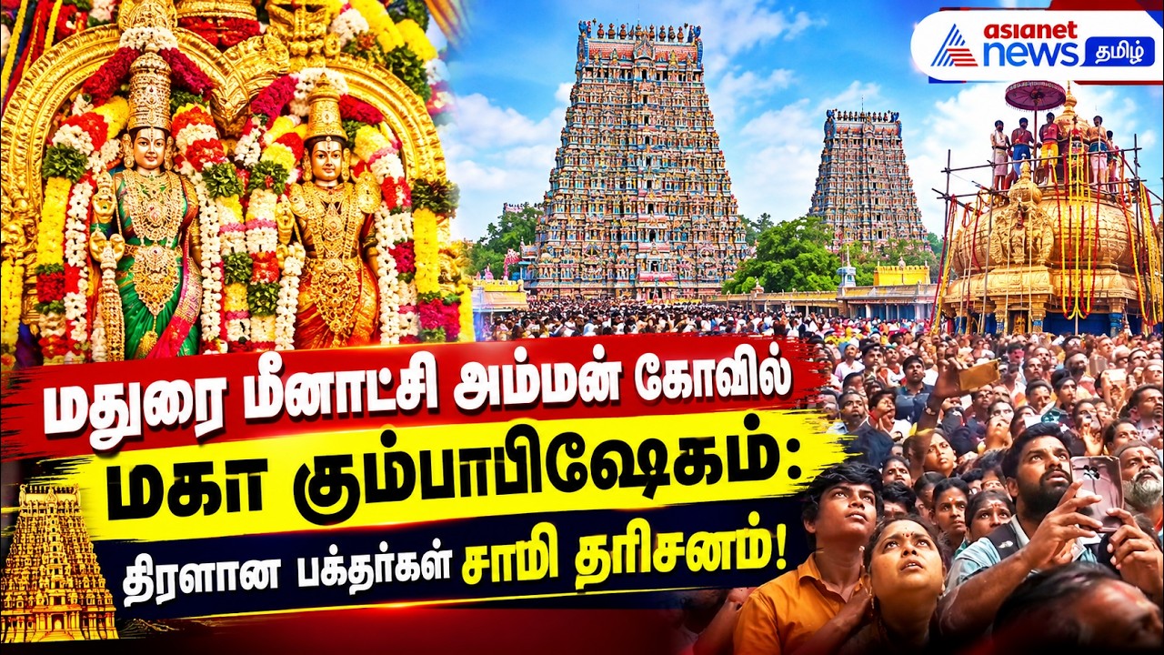 மதுரை மீனாட்சி அம்மன் கோவில் மகா கும்பாபிஷேகம்: திரளான பக்தர்கள் சாமி தரிசனம்!