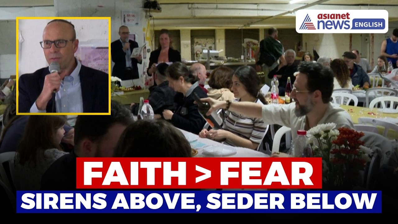 Tel Aviv Underground Seder: Passover in a Bomb Shelter Amid War | World