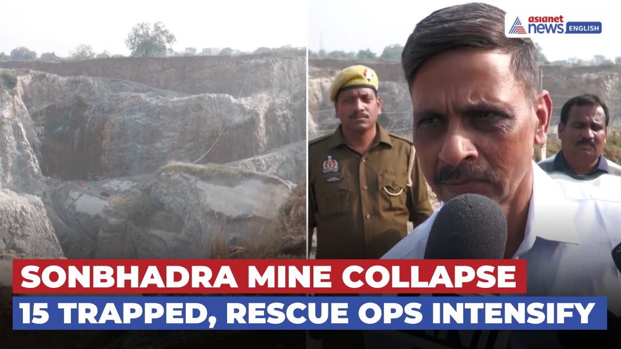 Sonbhadra Mine Collapse: NDRF–SDRF Race Against Time as Families Wait in Agony