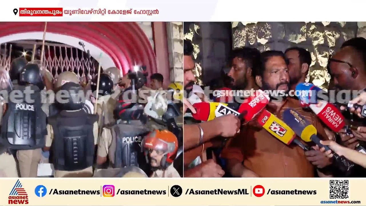 പൊലീസ് വിദ്യാര്‍ത്ഥികളെ മൃഗീയമായി മര്‍ദിച്ചു പകരം ചോദിക്കുമെന്ന് വി ജോയ് എംഎല്‍എ