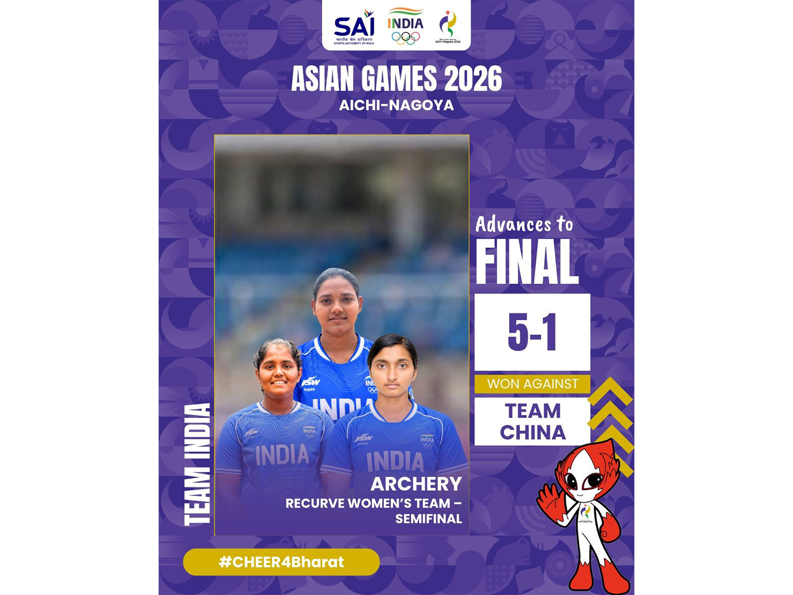 Asian Games 2026: India stun South Korea for historic archery gold