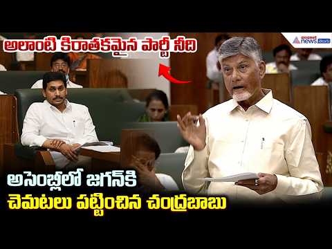 అసెంబ్లీలో జగన్ కి చెమటలు పట్టించిన చంద్రబాబు | CM Chandrababu Naidu speech in Assembly | Jagan