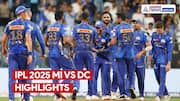 IPL 2025 MI vs DC Highlights | Mumbai Indians Seal Playoff Spot, DC Knocked Out