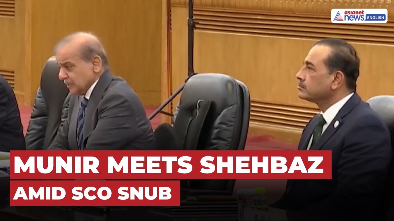 Asim Munir Joins Shehbaz Sharif After SCO Snub, Xi Meets Pak PM