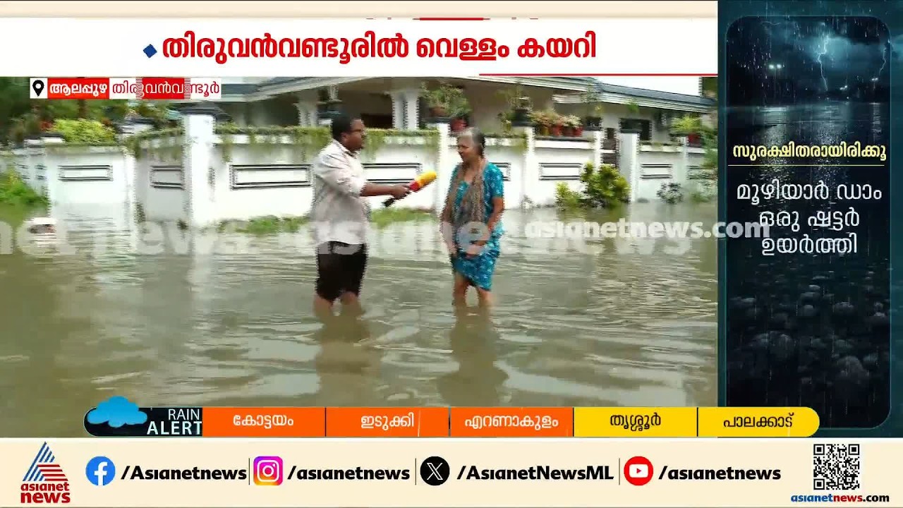 '2018ന് ശേഷം ആദ്യമായിട്ടാ ഇത്രയും വെള്ളം കയറുന്നത്, വളരെ പെട്ടെന്നാ വീടുകളിലേക്ക് വെള്ളം ഇരച്ചു കയറി