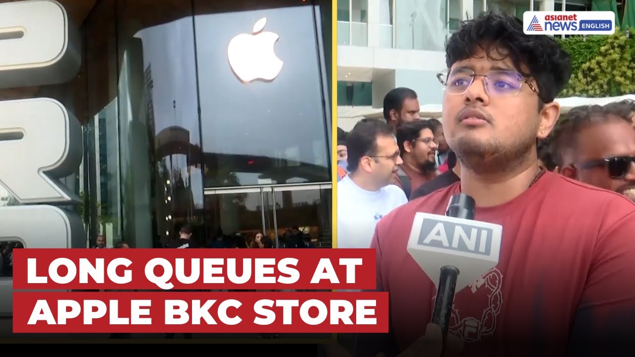 iPhone 17 Launch Chaos: Long Queues at Apple BKC Mumbai