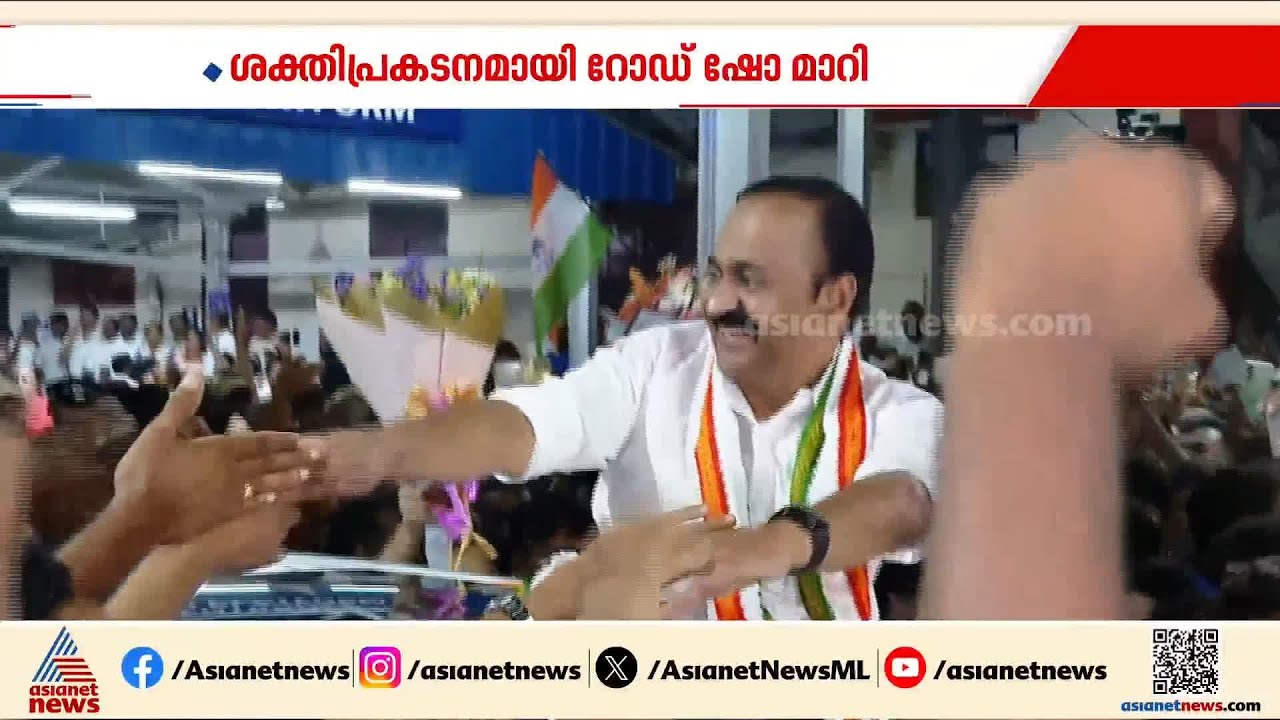 ശക്തിപ്രകടനമായി സതീശന് നൽകിയ സ്വീകരണം, കെ.സിക്കും ചെന്നിത്തലയ്ക്കും വേണ്ടി പോസ്റ്ററുകളും സജീവം