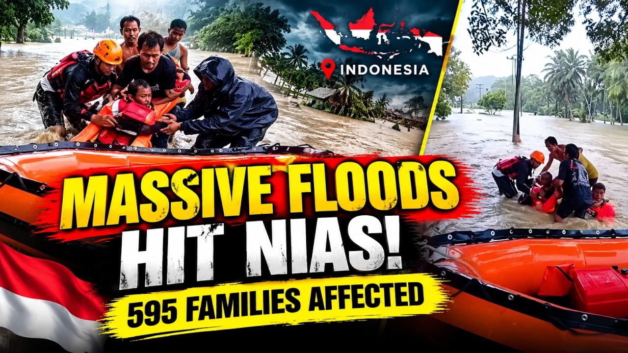 Indonesia: Massive Floods Hit Nias! Rivers Overflow, 500+ Families Affected | World News