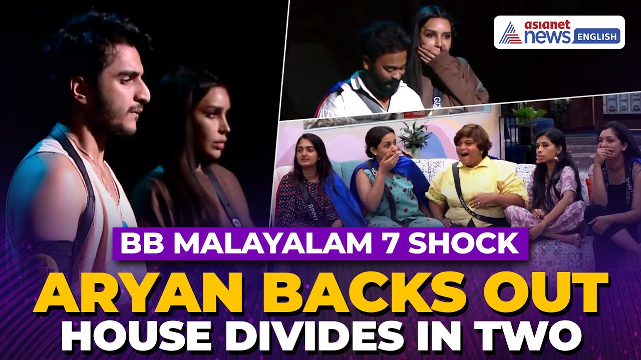 Bigg Boss Malayalam 7: Aryan Backs Out from Task, Sparks Housewide Uproar