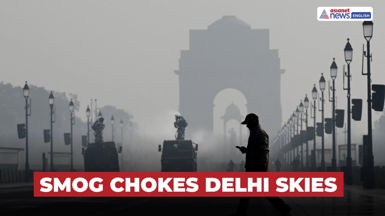 Delhi Disappears Under Smog | Shocking Visuals From India Gate