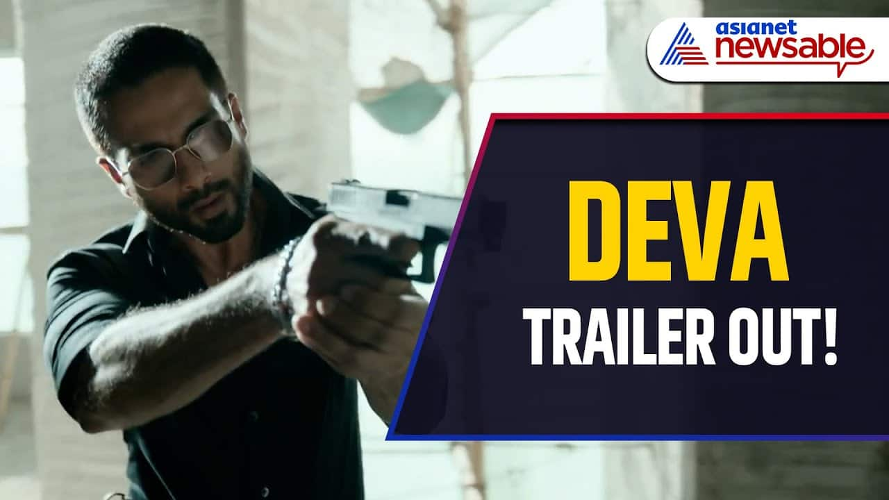 Deva Trailer OUT! Shahid Kapoor's Intense Cop Avatar Stuns | WATCH