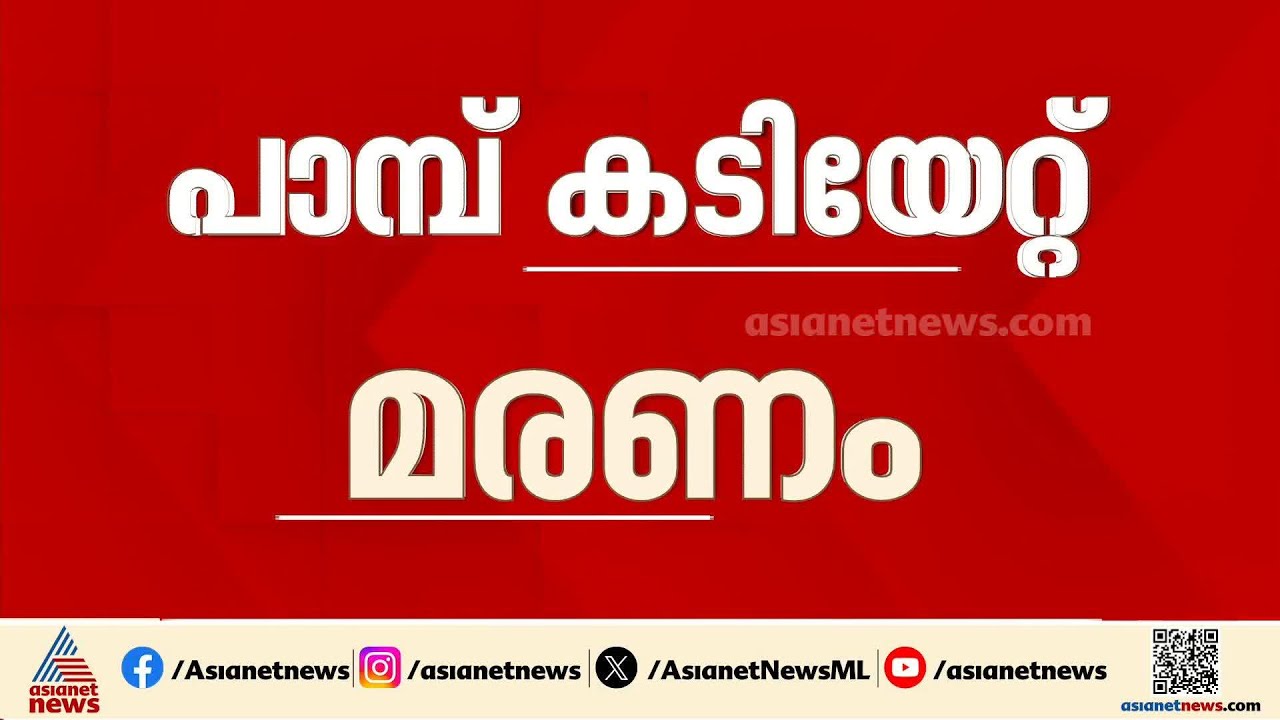 വീണ്ടും പാമ്പുകടിയേറ്റ് മരണം; കൊല്ലത്ത് പാമ്പുകടിയേറ്റ വയോധികൻ മരിച്ചു |Kollam