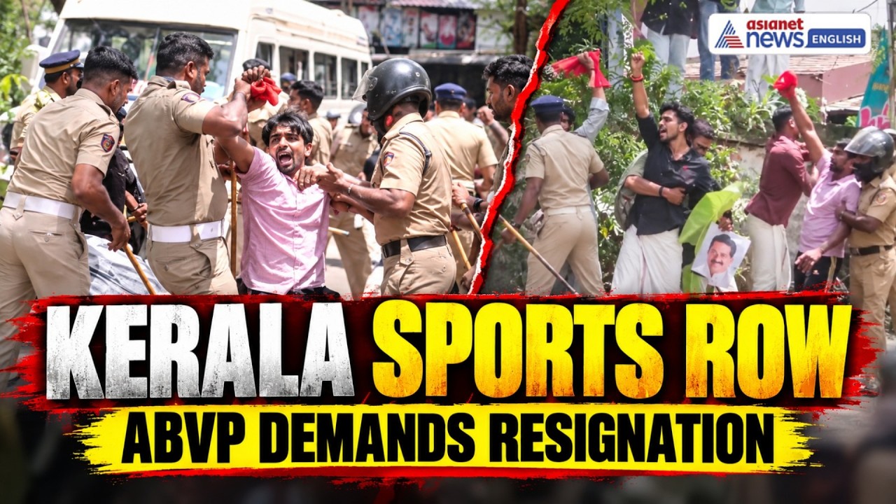Kerala School Sports Meet Row: ABVP Protest, Demands Samsudheen's Resignation