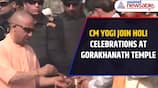 CM Yogi Join Holi Celebrations at Gorakhanath Temple, Sings ‘Phag’ Songs | Asianet Newsable