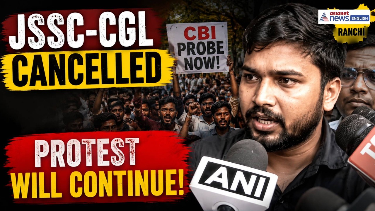 JSSC-CGL Cancellation: Aspirants REFUSE to End Protest, Demand CBI Probe in Jharkhand