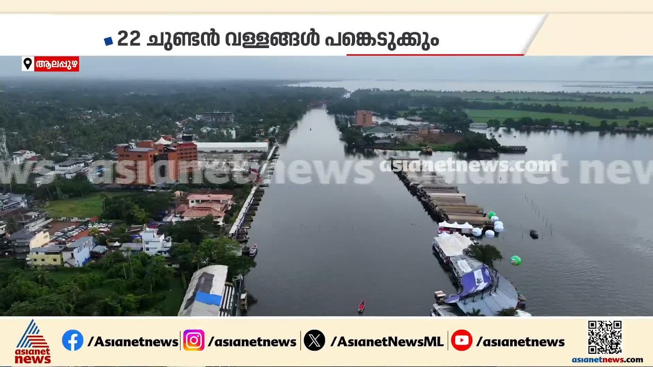 ജലപൂരത്തിനൊരുങ്ങി പുന്നമട; നെഹ്റു ട്രോഫി ആവേശത്തില്‍ ജലോത്സവ പ്രേമികള്‍ | Nehru Trophy Boat Race