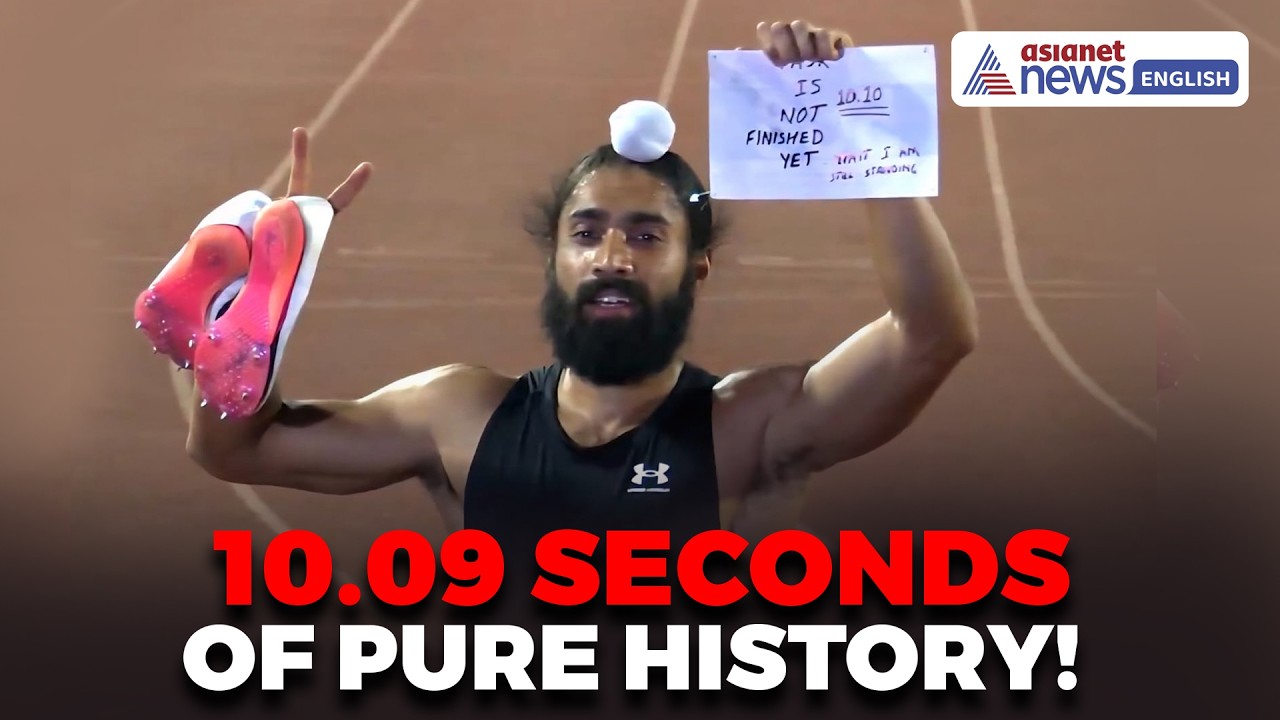 Fastest Man In India! Gurindervir Singh Creates History In 100m Sprint
