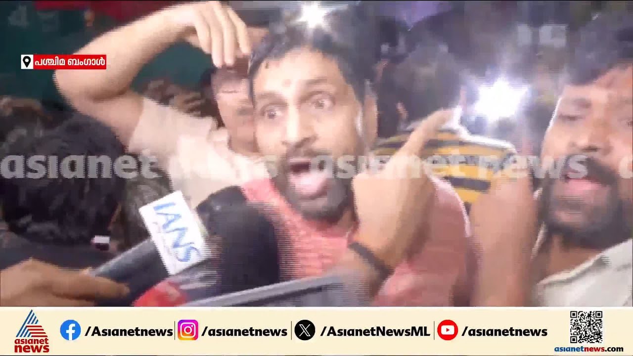 'മമത എന്തോ കടത്താൻ ശ്രമിക്കുന്നു'; ടിഎംസിയുടെ വാഹനം തടഞ്ഞ് ബിജെപിയുടെ  പ്രതിഷേധം