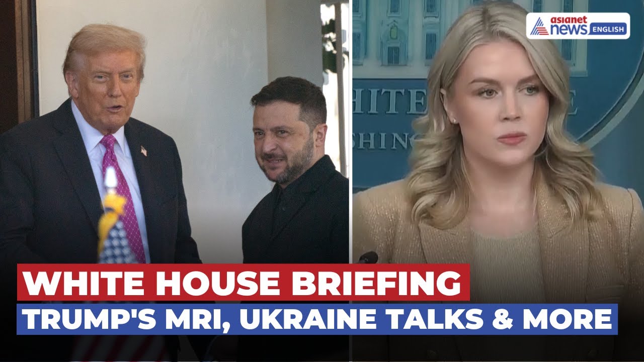 White House Briefing: Trump MRI Normal, Ukraine Talks Hopeful, Venezuela Strike Defended