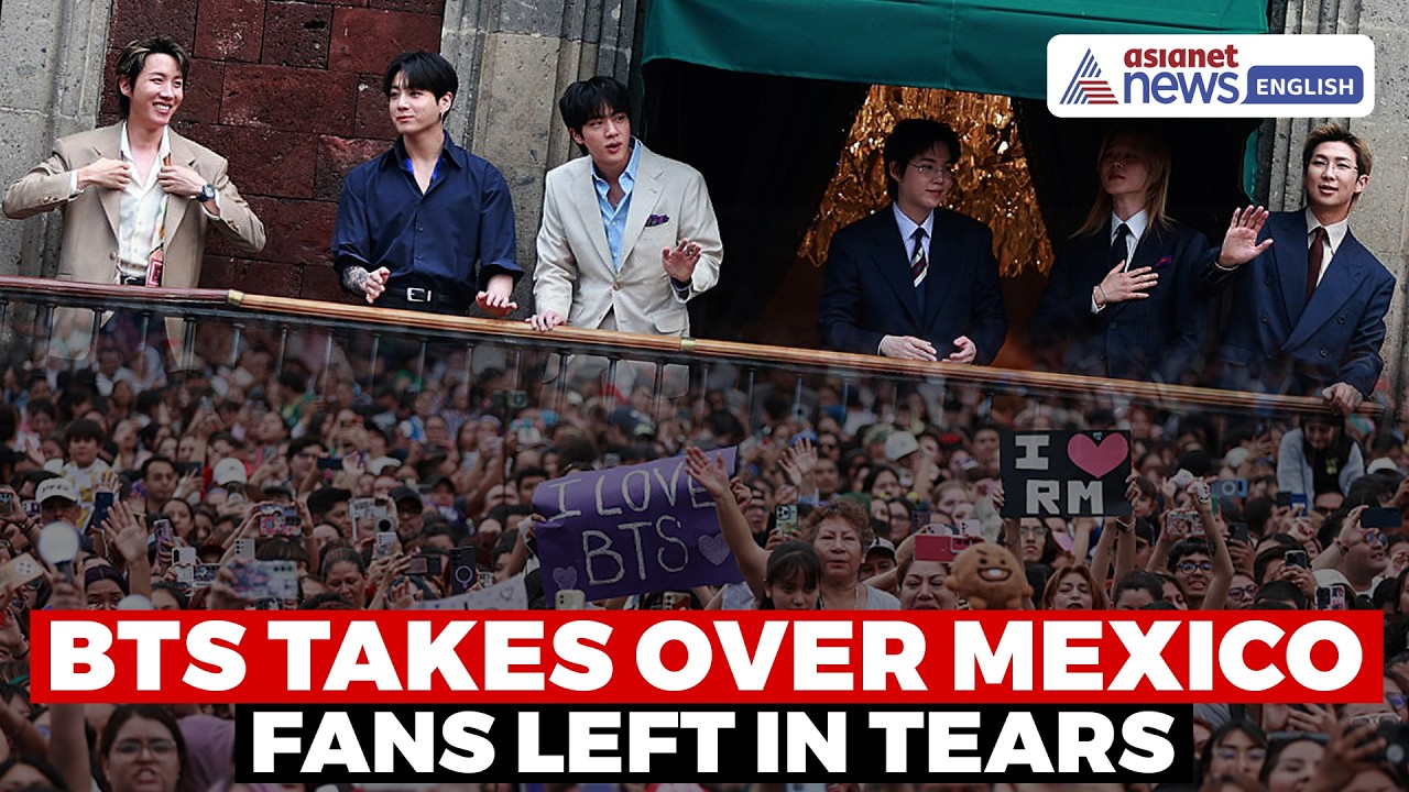 BTS Appears on Mexico Presidential Balcony — Fans Go Wild in Historic Moment