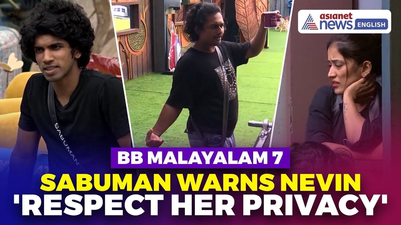 Bigg Boss Malayalam 7: Sabuman SLAMS Nevin Over Behavior for Anumol!