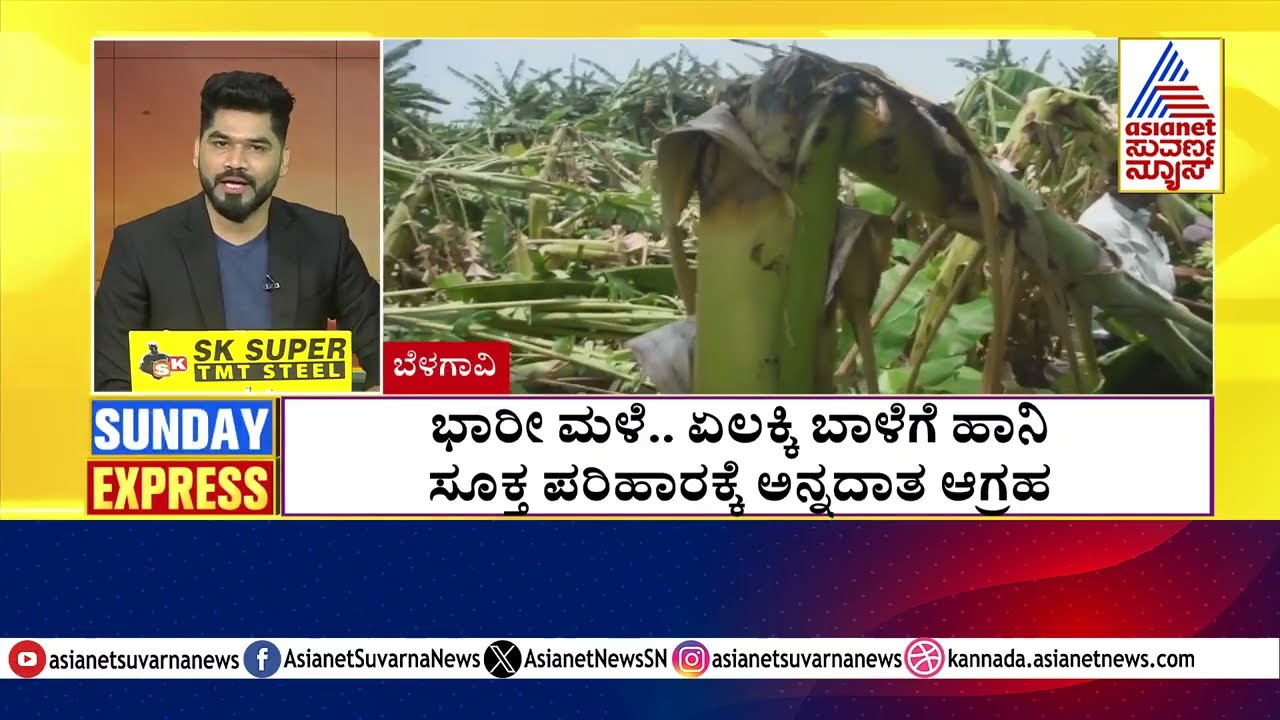 Heavy Rains Damage Cardamom, Banana Crops