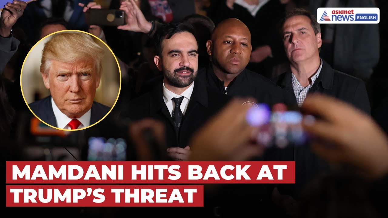 Zohran Mamdani Fires Back at Trump’s Funding Threat to New York Ahead of Mayor Polls