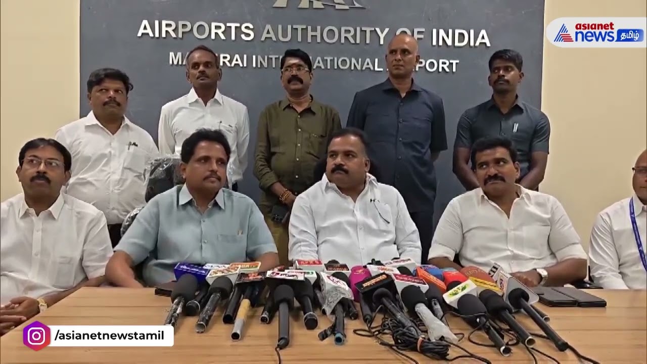 மதுரைக்கு புதிய விமானங்கள் வரவேண்டும்..! மதுரையில் காங்கிரஸ் எம்பி மாணிக்கம் தாகூர் பரபரப்பு பேட்டி