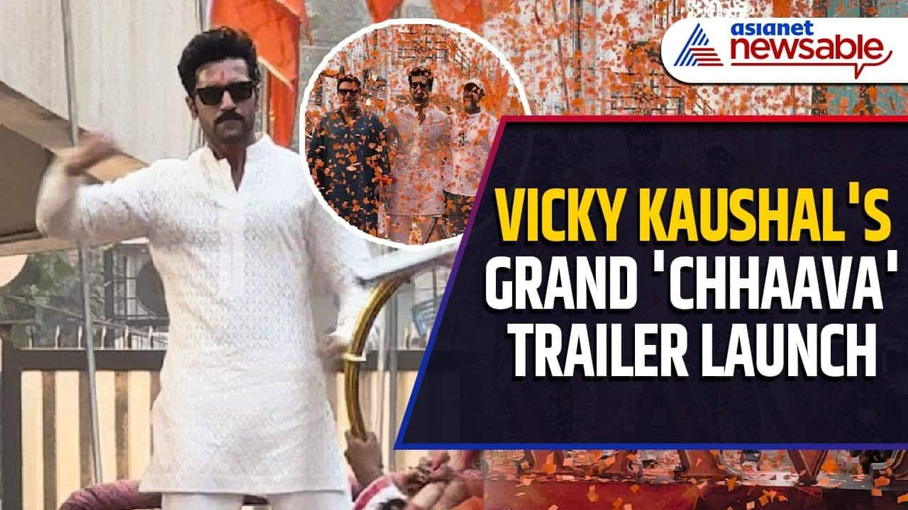 Vicky Kaushal's Grand Chhaava Trailer Launch with Trumpets and Dhol in Procession