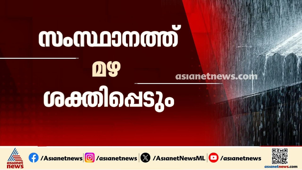 അറിഞ്ഞോ... മഴ വീണ്ടും വരുന്നു; നാളെ രണ്ട് ജില്ലകളിൽ യെല്ലോ അലർട്ട് | Kerala Rains | Weather news
