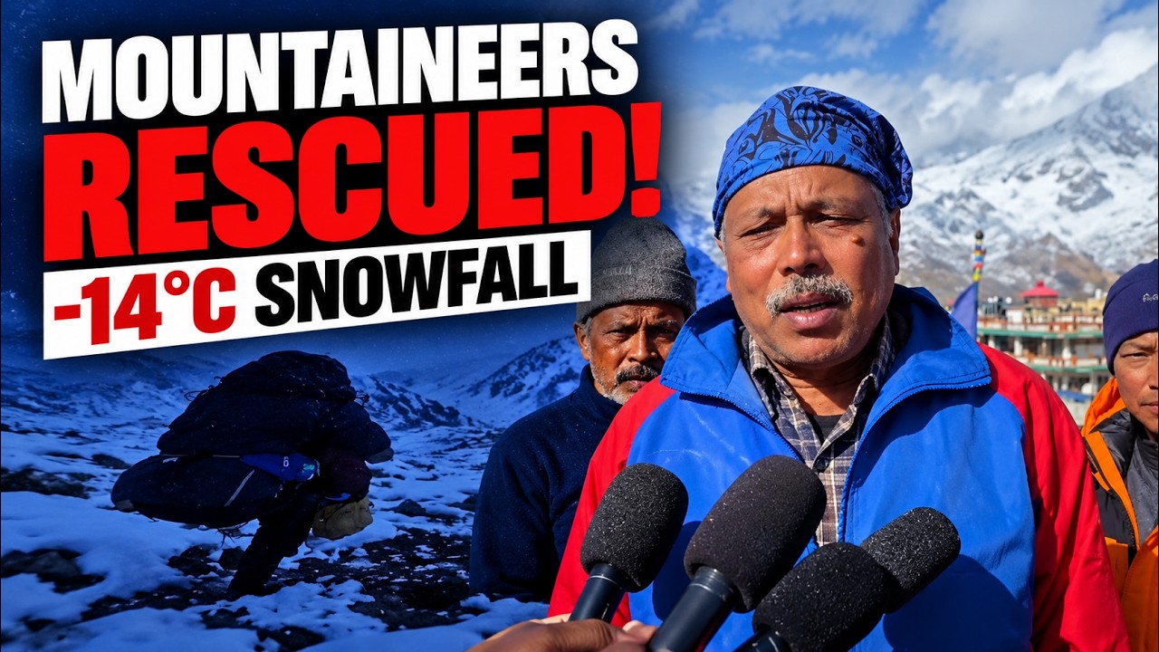 Kinnaur Snow Rescue: 12 Mountaineers Safely Return To Nako After -14°C Snowfall