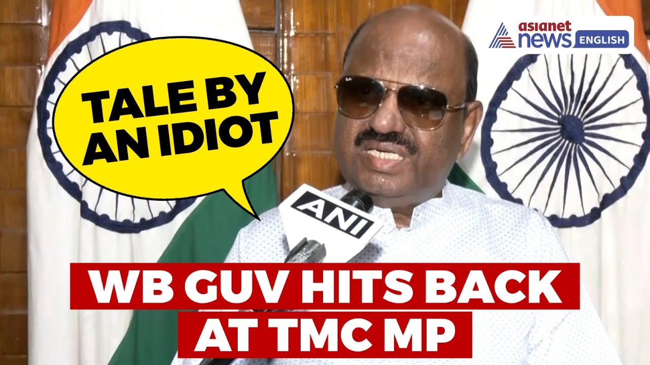 WB Governor Mocks TMC MP’s Allegations of Arms in Raj Bhavan