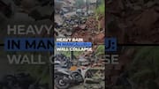 Mangaluru Wall Collapse Wrecks Vehicles Amid Heavy Rain