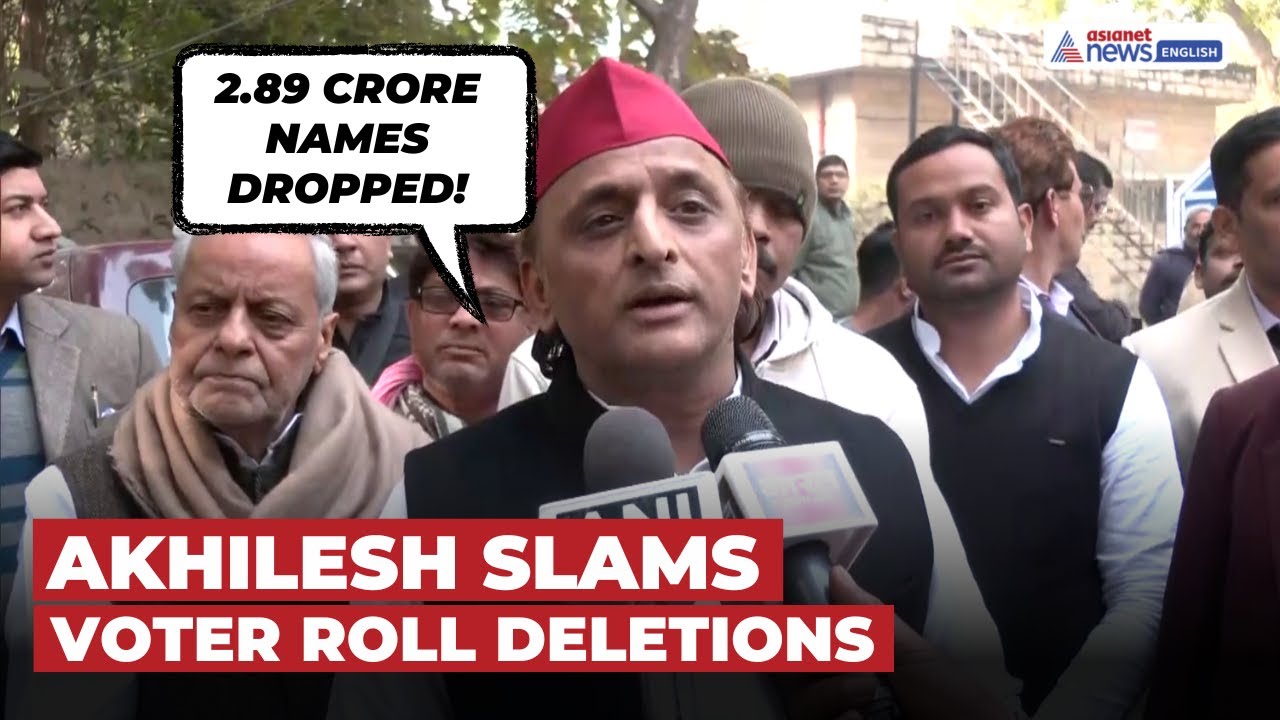 Akhilesh Yadav Slams UP Voter Roll Deletions, BJP, EC Amid 2.89 Crore Names Dropped