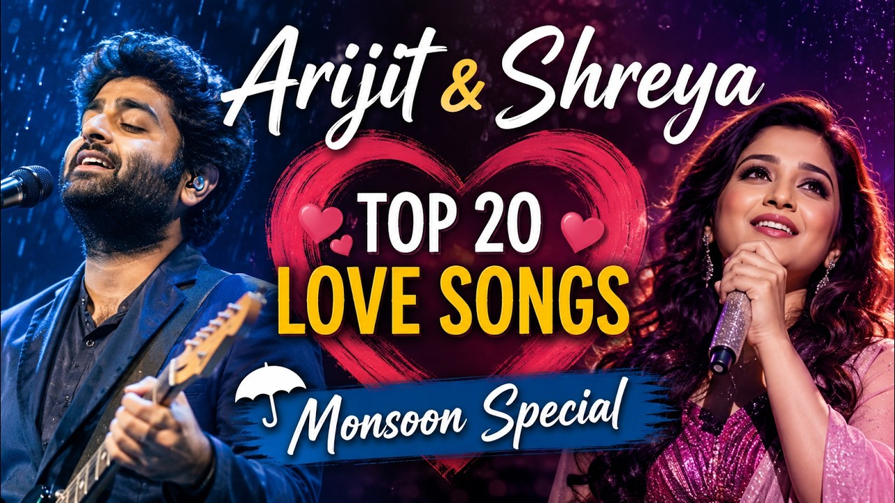Arijit Singh & Shreya Ghoshal's Top 20 Love Songs | Ultimate Monsoon Special Playlist
