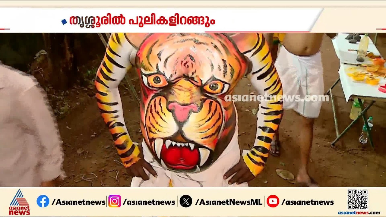 'അഭ്യാസികളായ പുലികളായിരുന്നു മുമ്പ്'; നാല് മണിയോടെ തൃശ്ശൂർ ന​ഗരം പുലികൾ കീഴടക്കും | Pulikkali